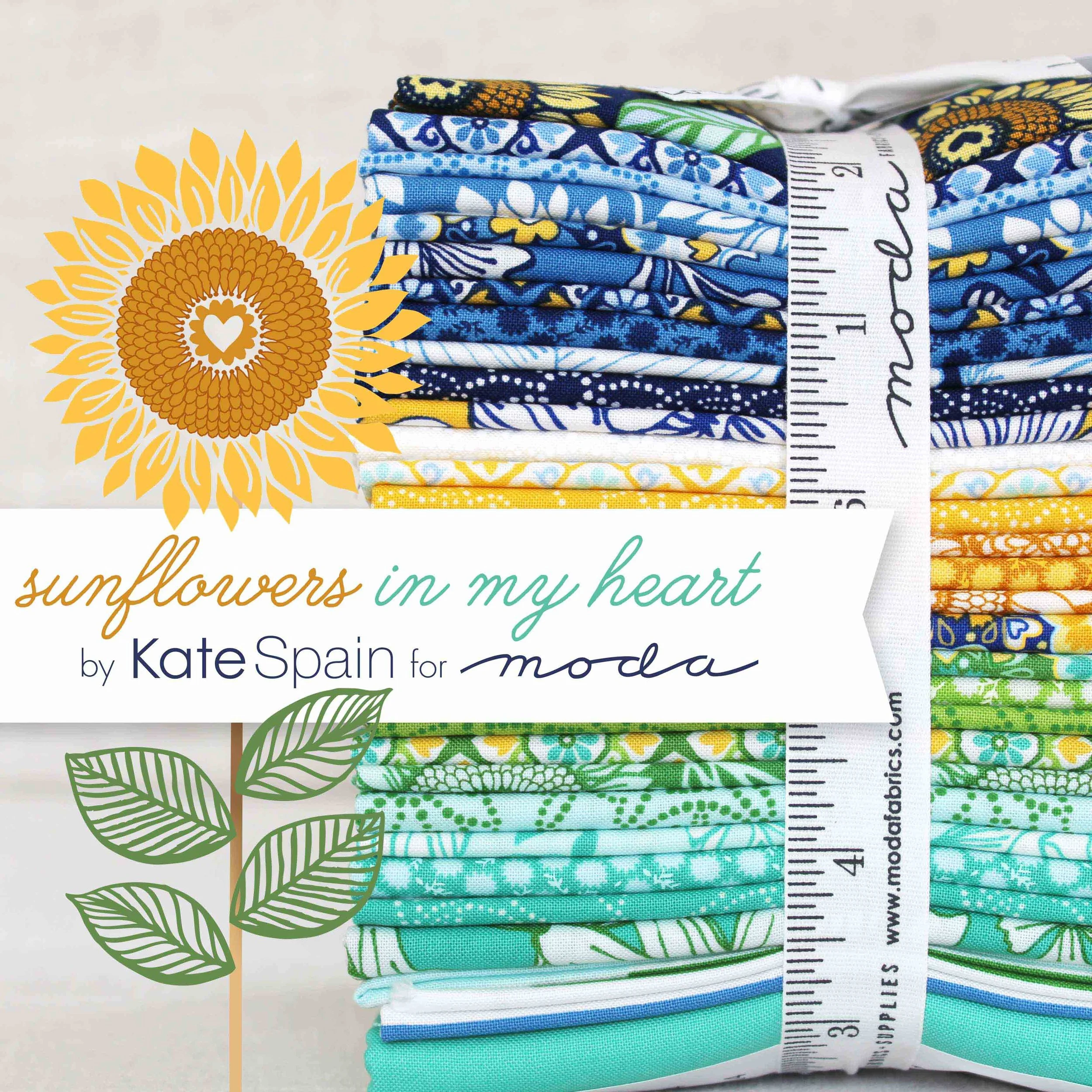 KD Spain — Sunflowers In My Heart Fabric Introduction